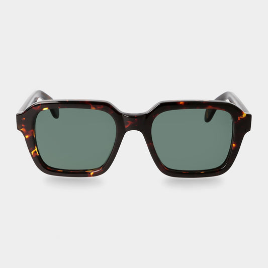 Lino Eco Dark Havana | Bottle Green