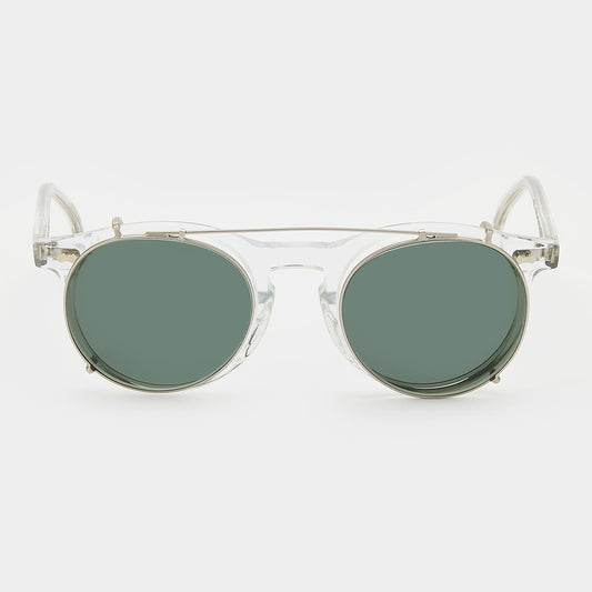Pleat Eco Transparent | Bottle Green